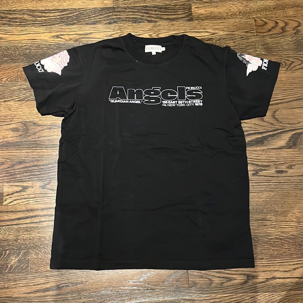 COPY - WOMENS BLACK FIORUCCI SHIRT SIZE:LARGE